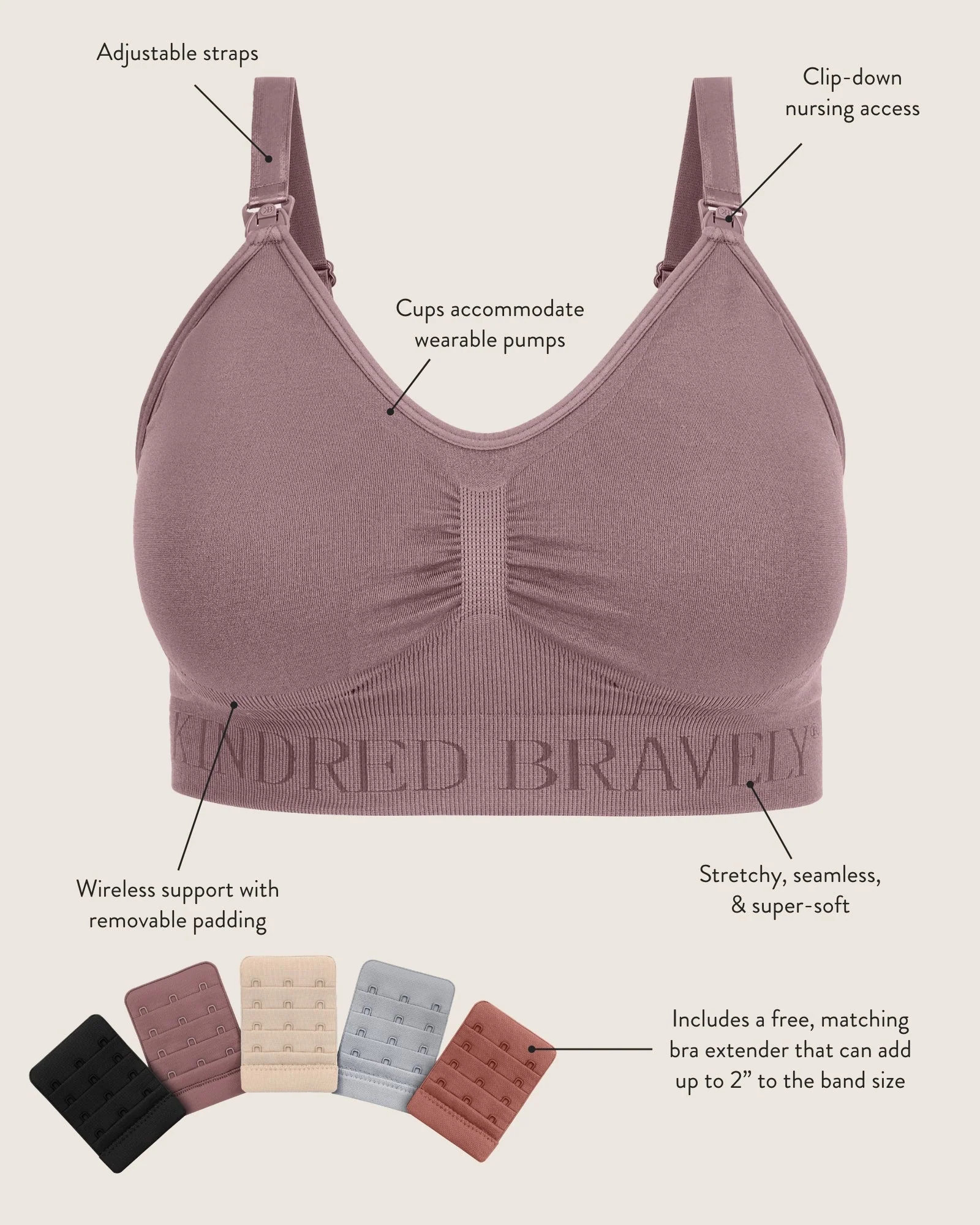 Kindred Bravely Simply Sublime® Nursing Bra - Image 21